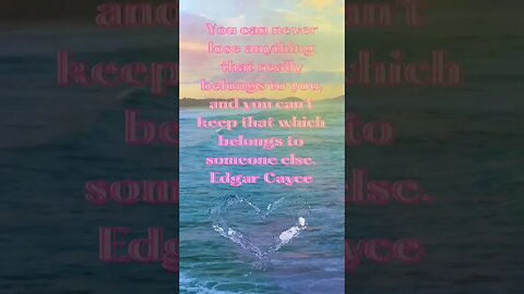 #EdgarCayce #Quotes