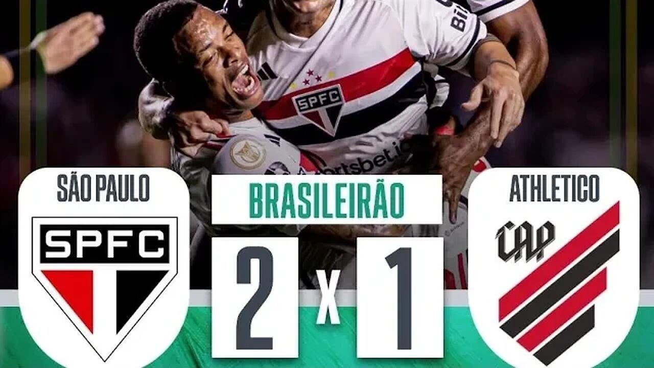 São Paulo 2 x 1 Athletico | Gols | Brasileirão 2023