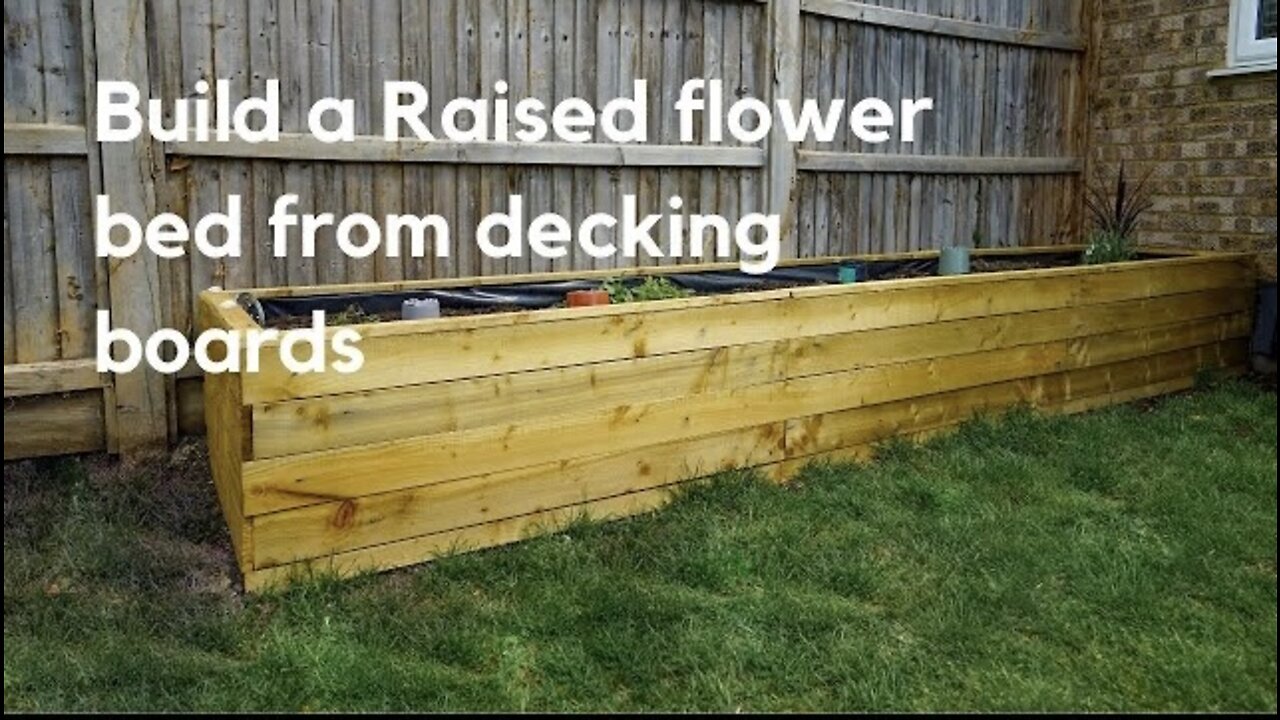 How to build a raised Flower Bed