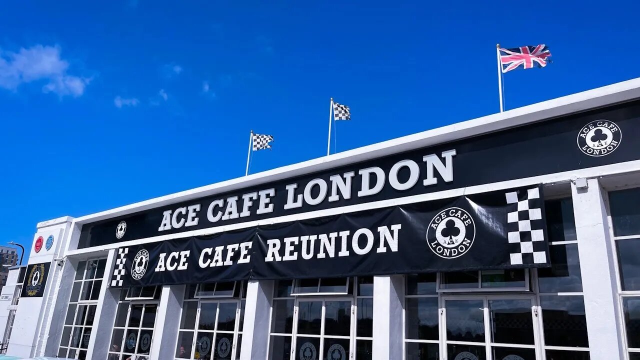 Welcome to the Ace Cafe London | 20 Bikes descend on the Capital.