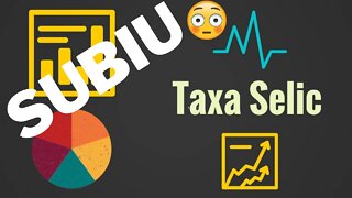 TAXA SELIC SUBIU | URGENTE Taxa Selic 2021