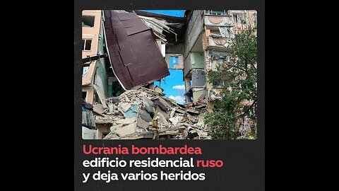 Un edificio residencial fue bombardeado por Ucrania en Bélgorod