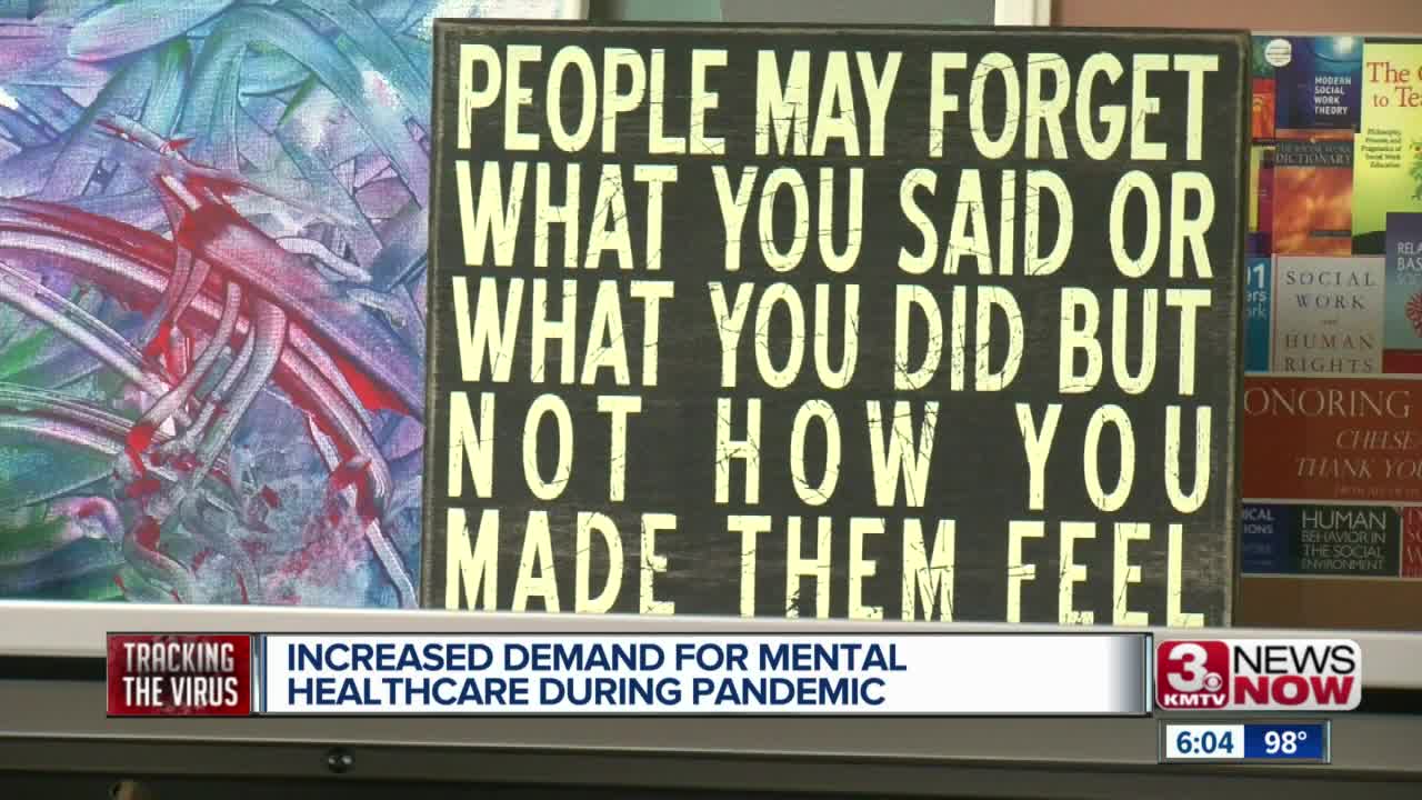 Increased demand for mental healthcare during pandemic
