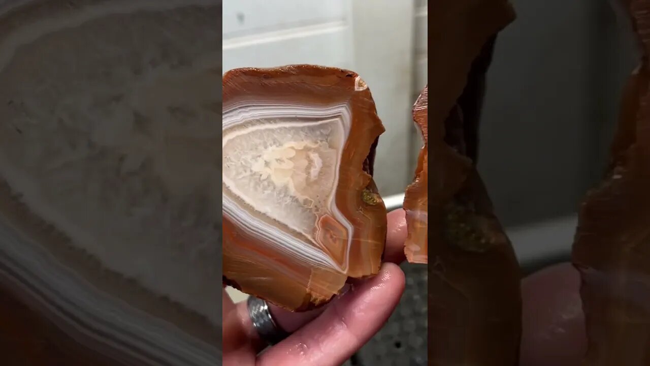 I couldn’t believe what was inside this agate!