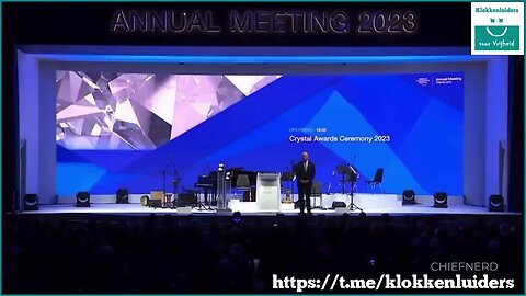 Klaus Schwab: WEF Annual Meeting 2023 “Master The Future”