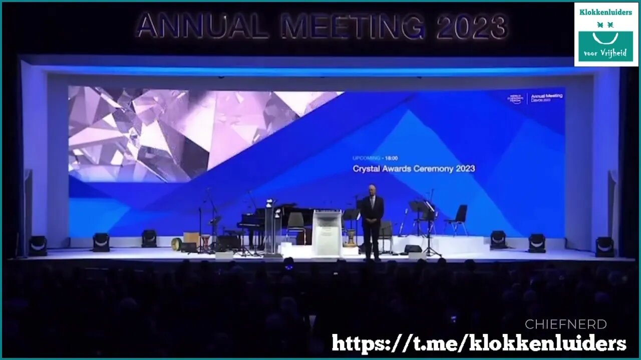 Klaus Schwab: WEF Annual Meeting 2023 “Master The Future”