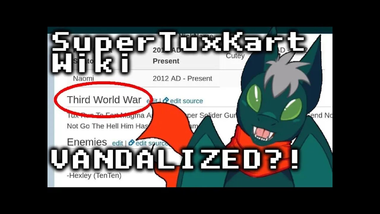 SuperTuxKart Wiki Vandalized?! [REUPLOAD]