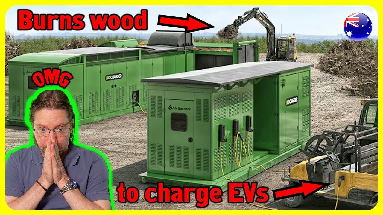 Stone Age: EVs charged up by BURNING WOOD! | MGUY Australia