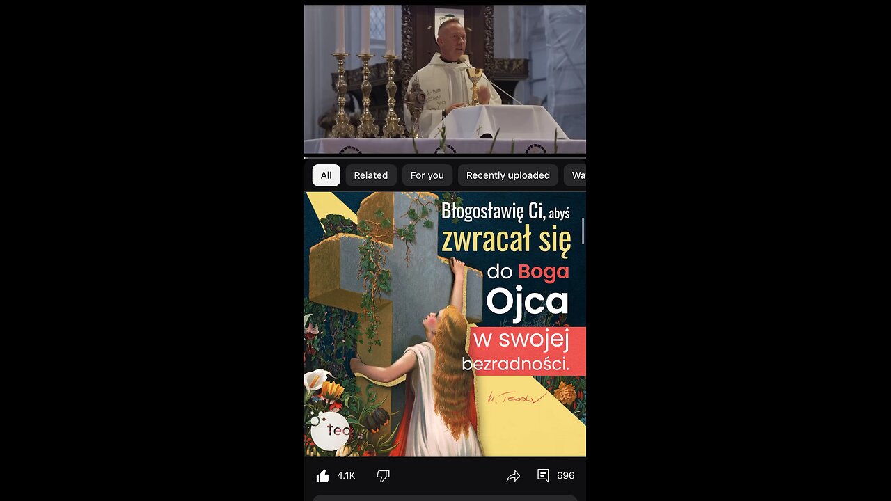 In polish : saint Pio, Holy Mass :Fr Dominik Chmielewski