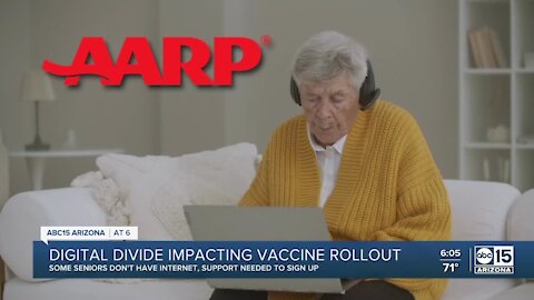 Digital divide impacting COVID-19 vaccine rollout