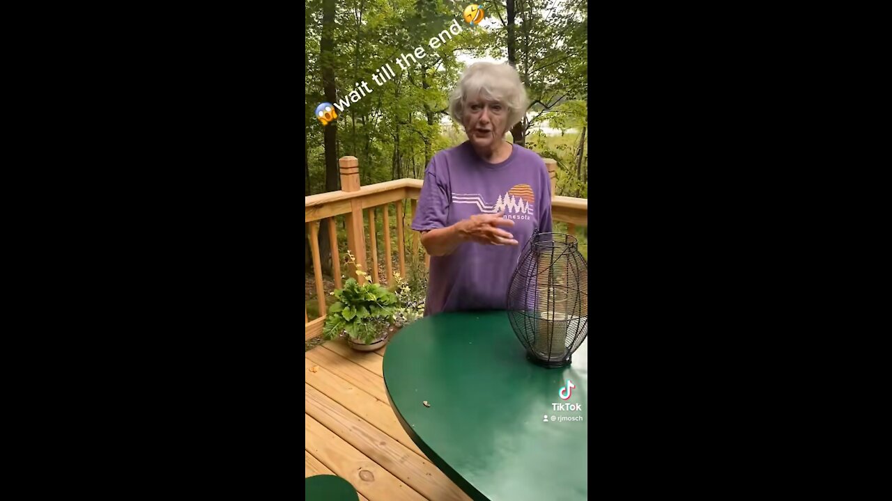 Grandma had a strange encounter!