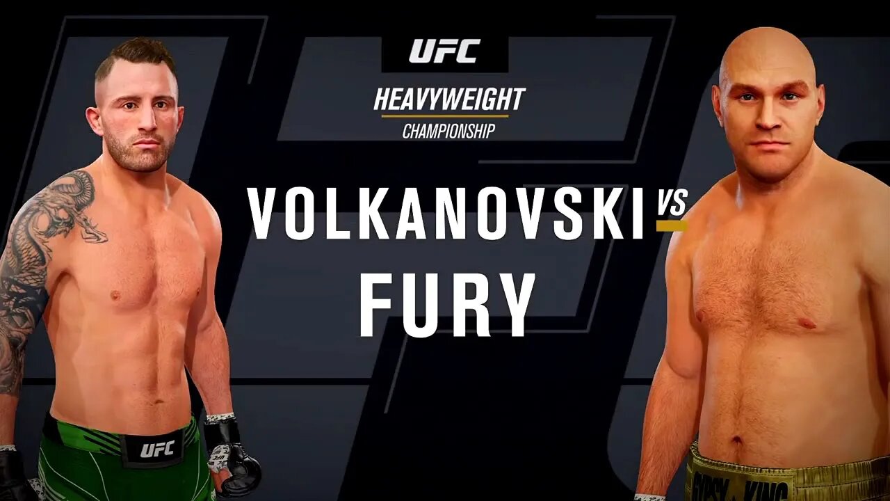 EA Sports UFC 4 Gameplay Tyson Fury vs Alexander Volkanovski