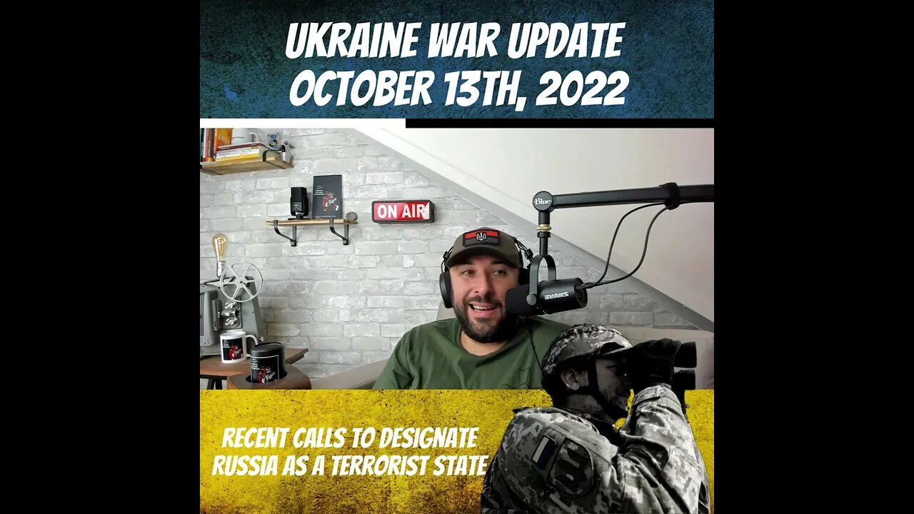 War In Ukraine Update October 13th, 2022 - Russia Ukraine War