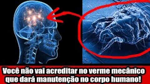 Você não vai acreditar no verme mecânico que dará manutenção no corpo humano