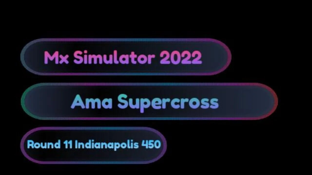 Mx Simulator 2022 Ama Supercross Round 11 Indianapolis 450