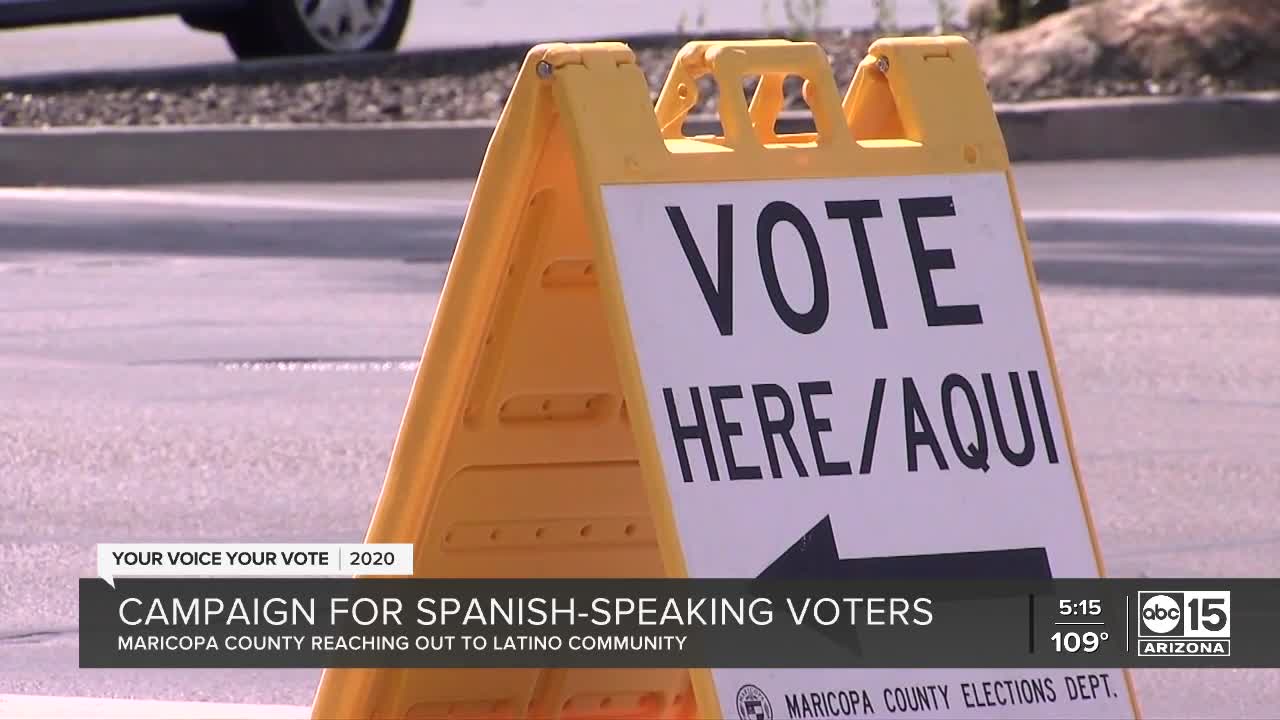 Maricopa County launches bilingual campaign to boost Latino voter turnout