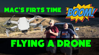 Mac's First Time Flying A Drone