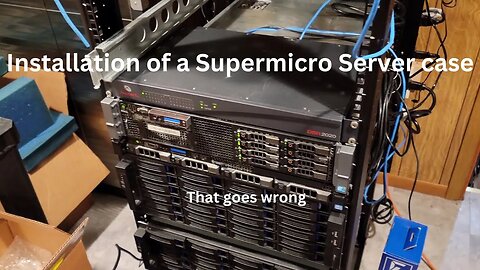 Installation of a Supermicro 2U server case