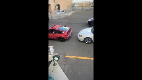 Line up for test and tune at Bandimere Speedway