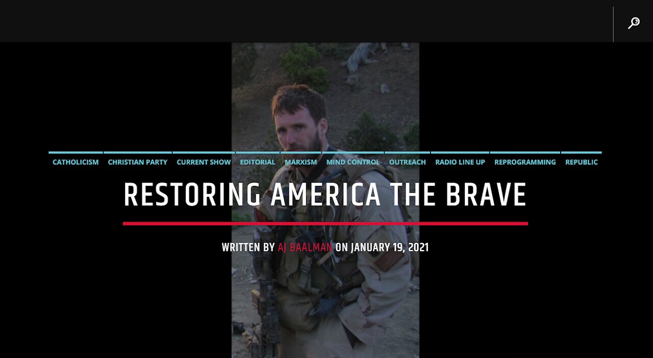 Restoring America The Brave