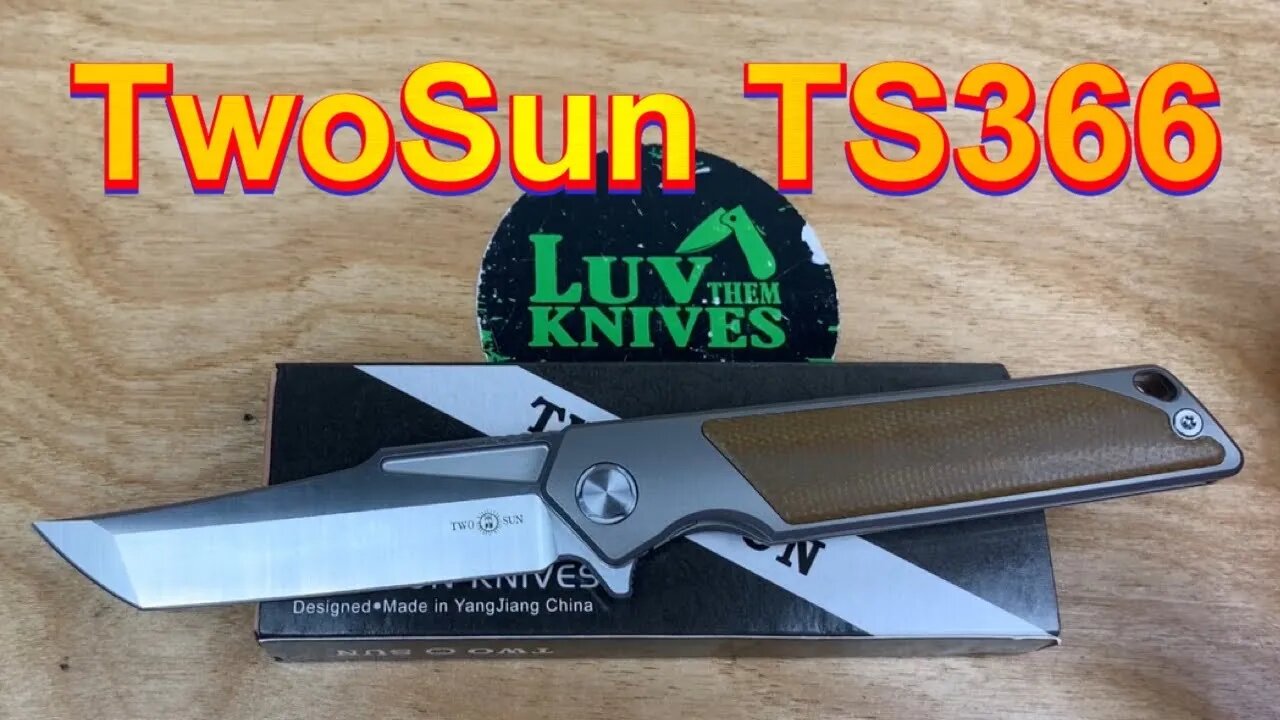 The “TS366” Another great looking model from TwoSun knives