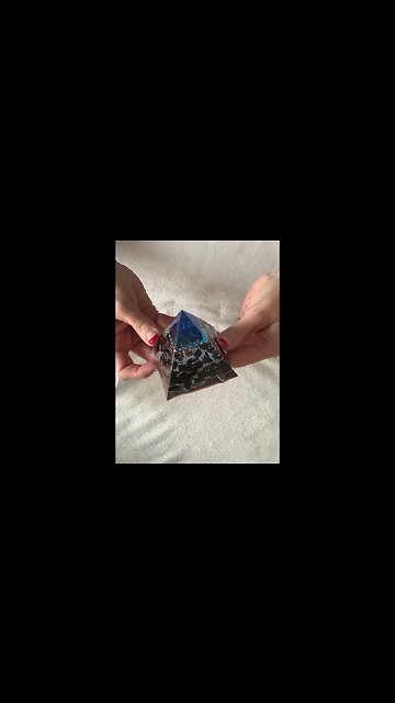 Black Obsidian Pyramid