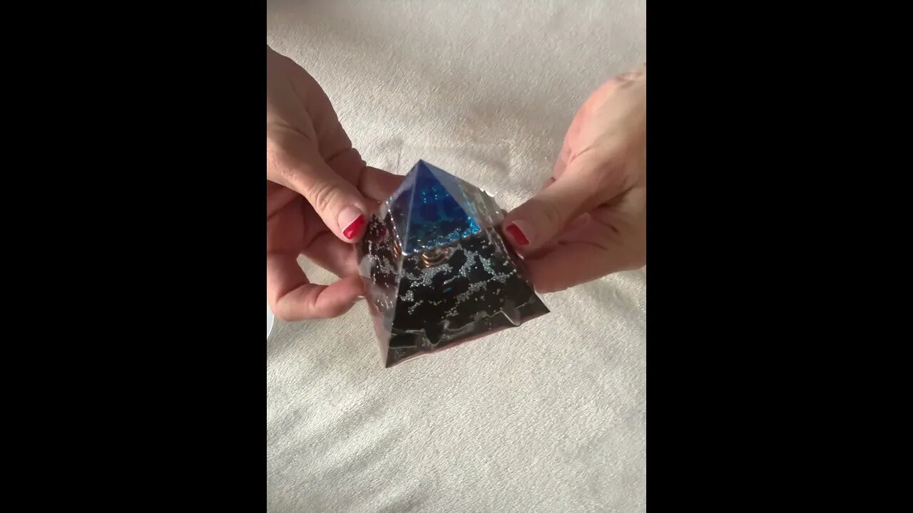 Black Obsidian Pyramid