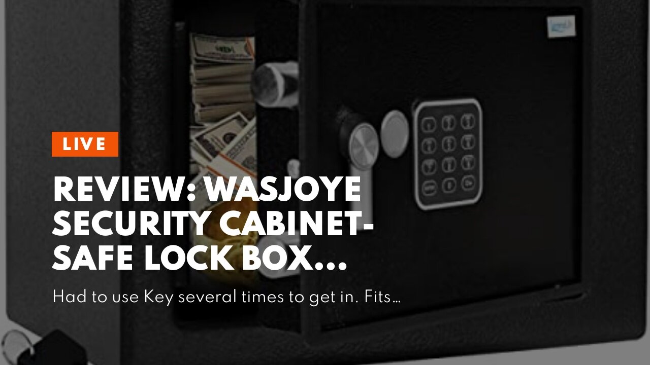 Review: WASJOYE Security Cabinet-Safe Lock Box Hotel Laptop Safe with Electronic Digital Keypad...