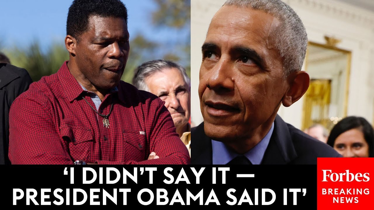 'I DIDN'T SAY IT — PRESIDENT OBAMA SAID IT': HERSCHEL WALKER BLASTS BIDEN WITH ALLEGED OBAMA QUOTE