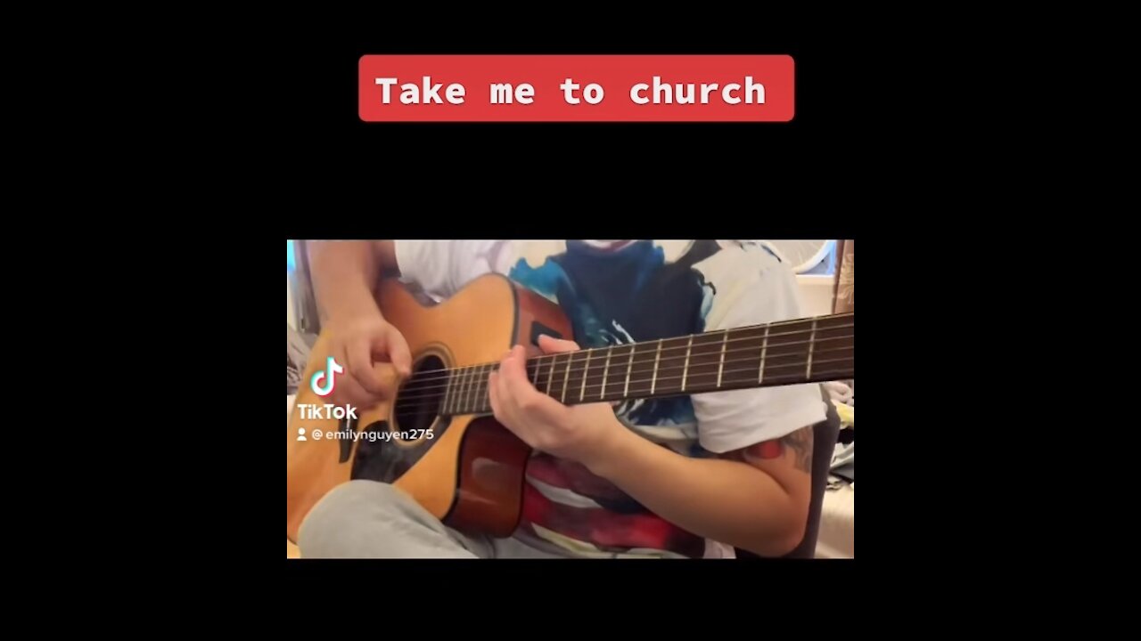 Take me to church- finger style guitar cover