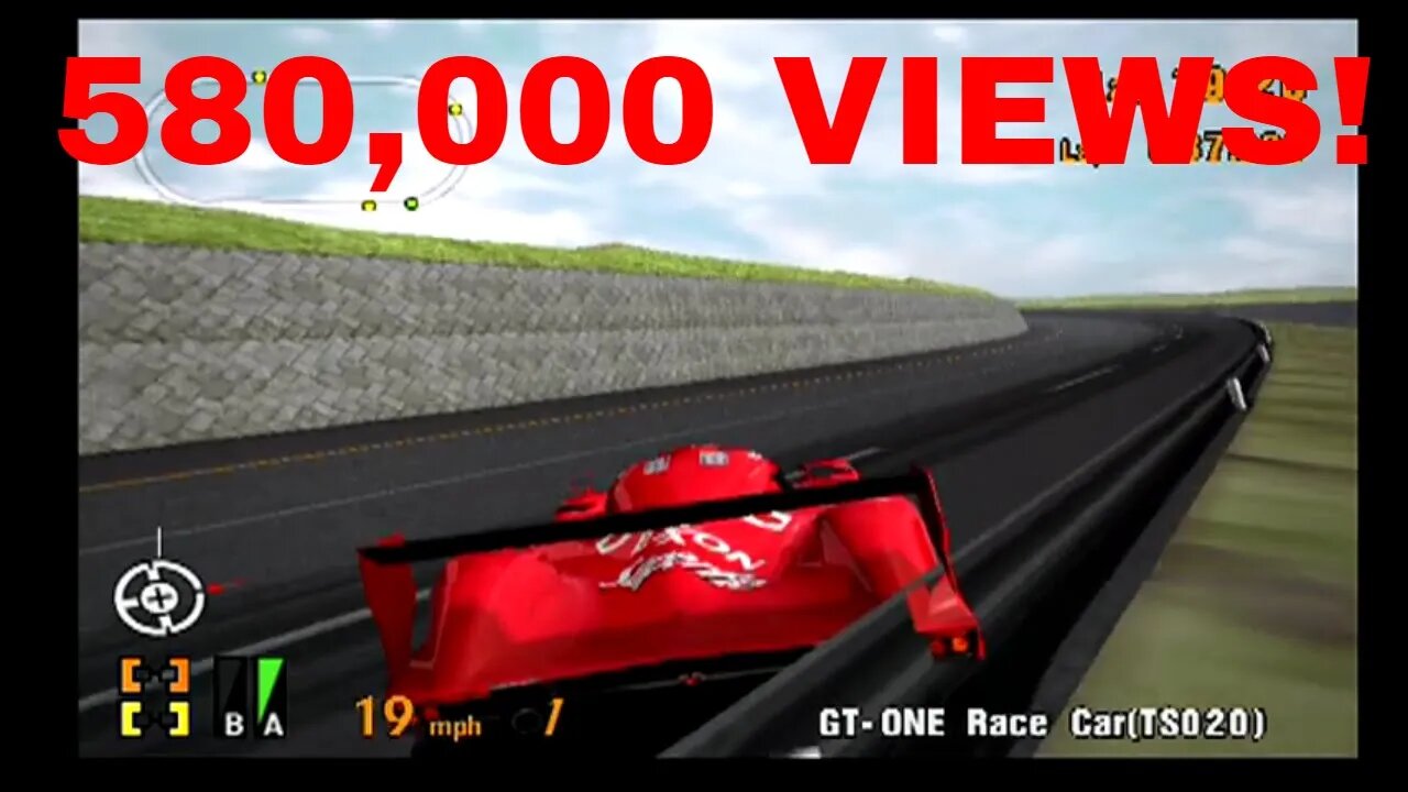 Gran Turismo 3 Like the Wind! 580,000 VIEWS! THANK YOU SO MUCH! Wall Glitch with the Viper!