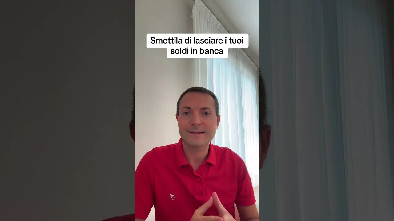 Smettila di lasciare i tuoi soldi in banca!