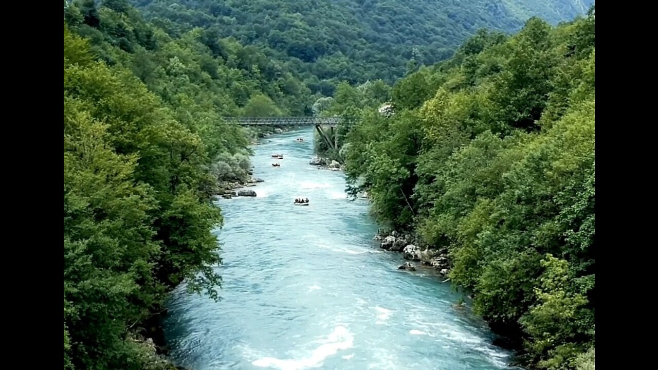 Peaceful River Flowing Sound. Gentle River, Relaxing Nature Sounds. White Noise for Sleep, Study.