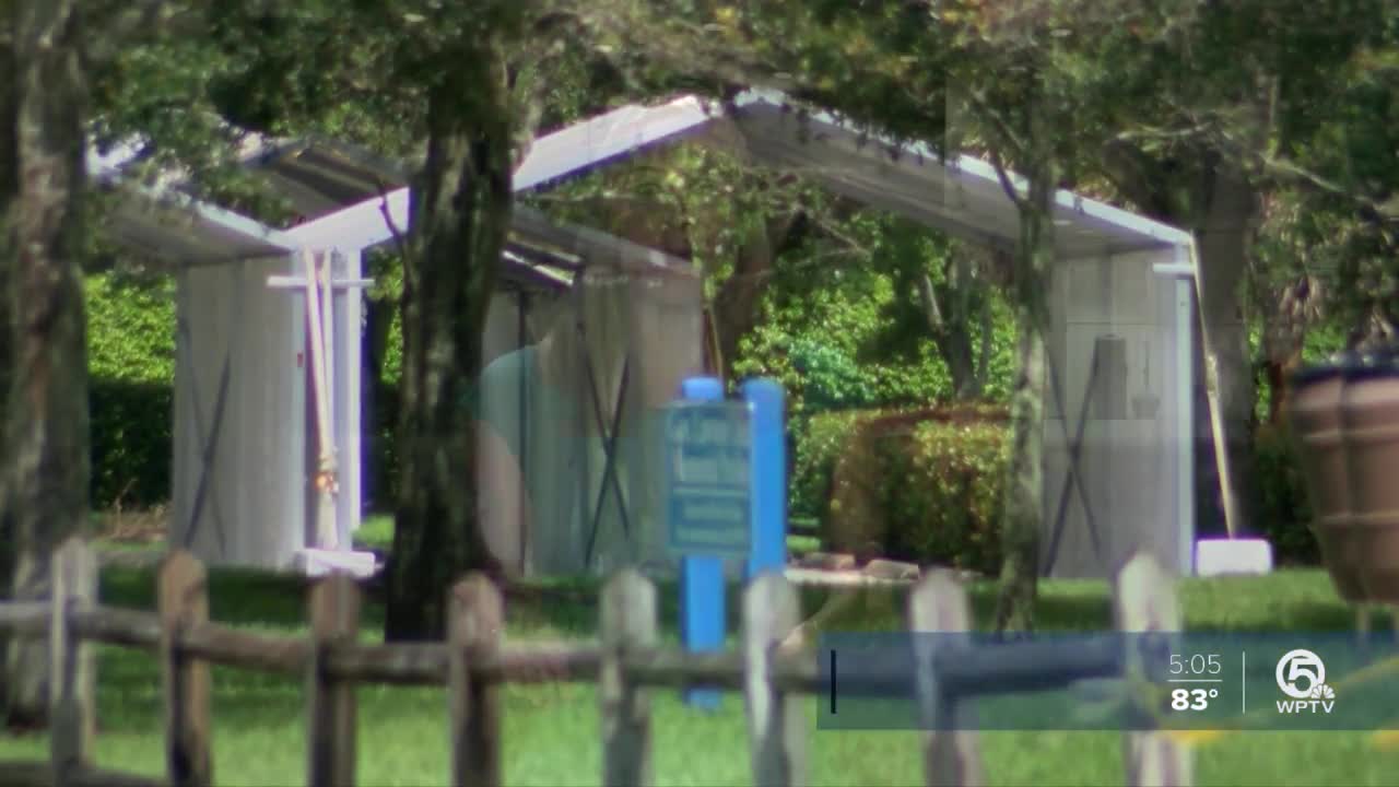 COVID-19 testing site becomes walk-up only in Delray Beach