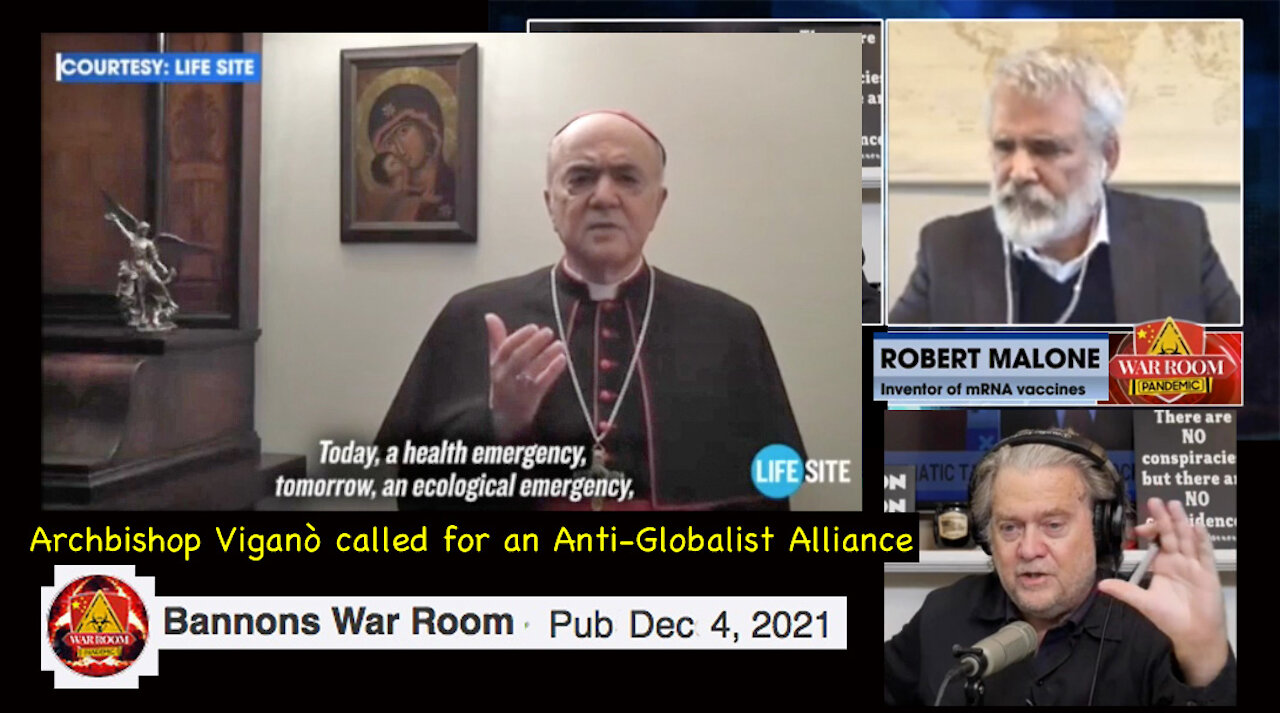 Abp Viganò calls for an Anti-Globalist Alliance