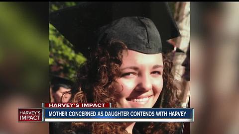 Indiana mother concerned as daughter contends with Hurricane Harvey