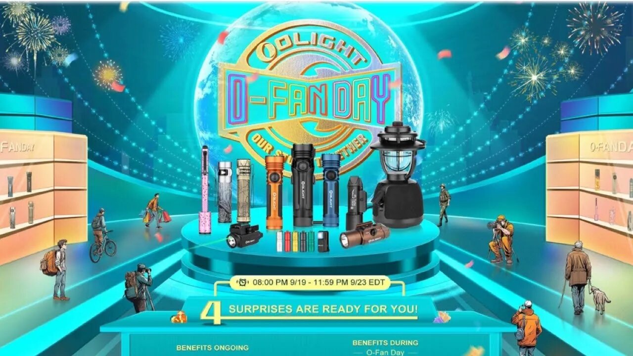 Olight Ofan Day Sale Up to 40% off !!