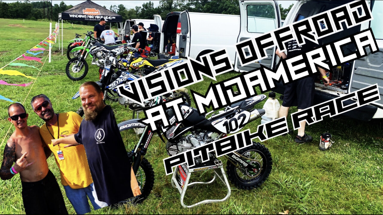 Pit Bike racing Visions Offroad at MidAmerica Outdoors