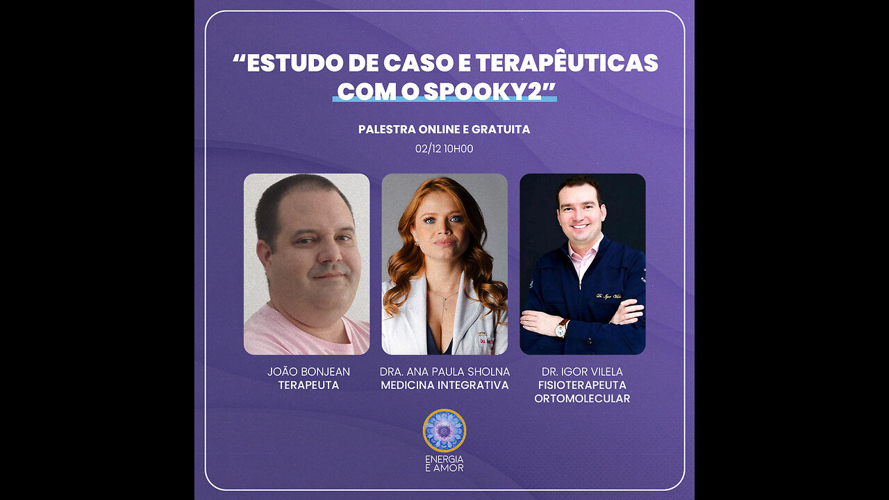 Aula Gratuita - Estudo de Caso e Terapêuticas com o #spooky2