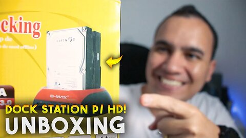 Dock Station P/ 2 Hd Sata 2,5'' E 3,5'' Usb - Unboxing e detalhes