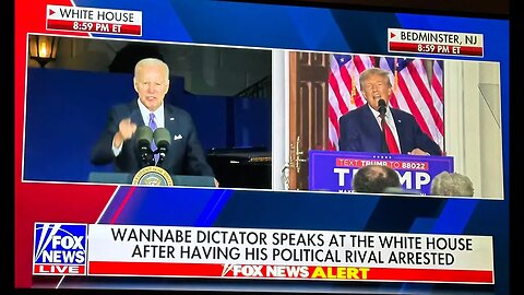 Fox introduces Trump as "the President of the US," labels Biden "wannabe dictator"