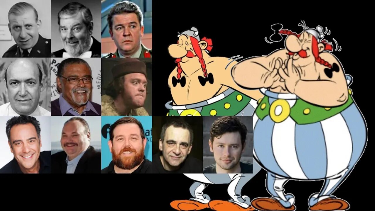 Animated Voice Comparison- Obelix (Asterix)