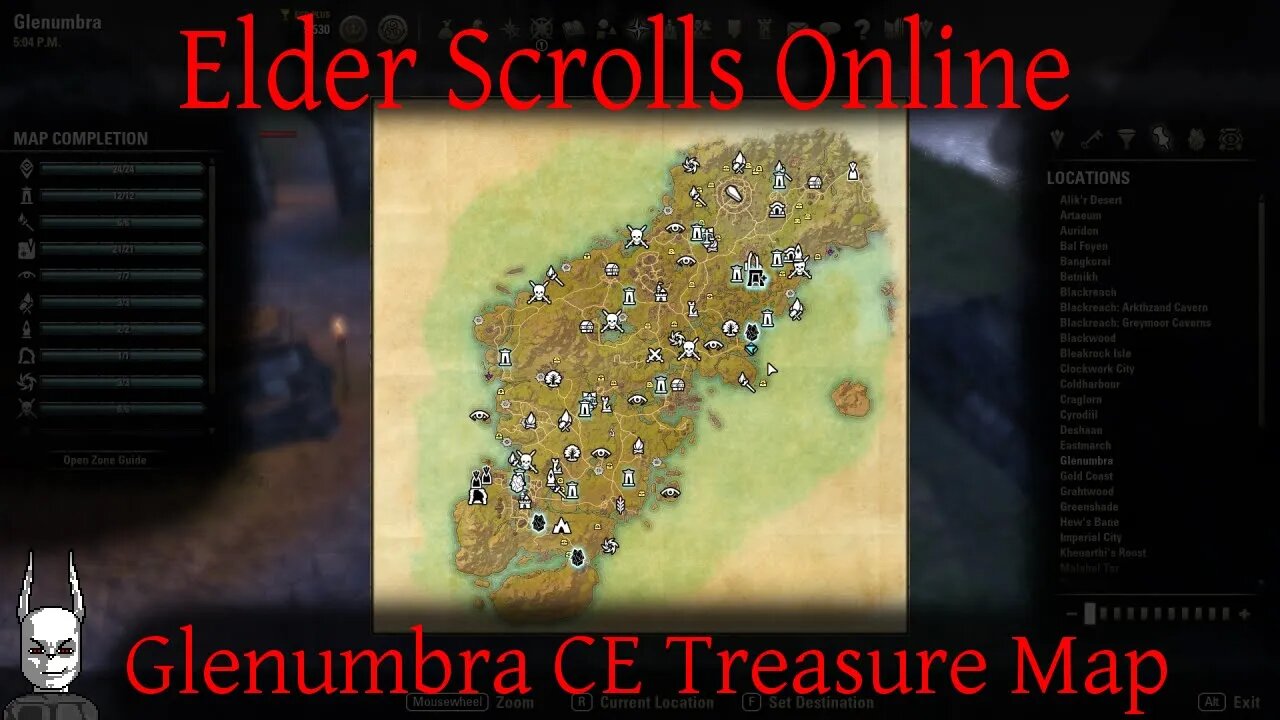 Glenumbra CE Treasure Map [Elder Scrolls Online] ESO