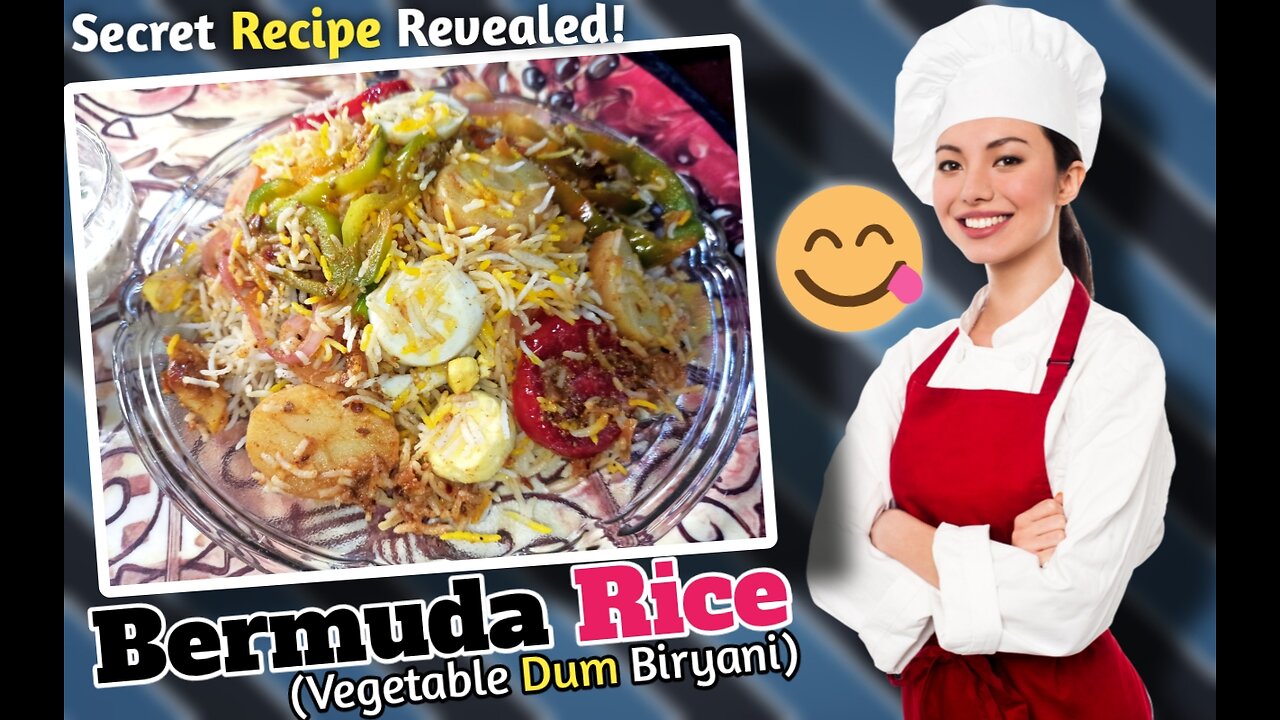 Bermuda Rice Recipe | Vegetable Rice | Vegetable Dum Biryani | Flavors By Shaheen