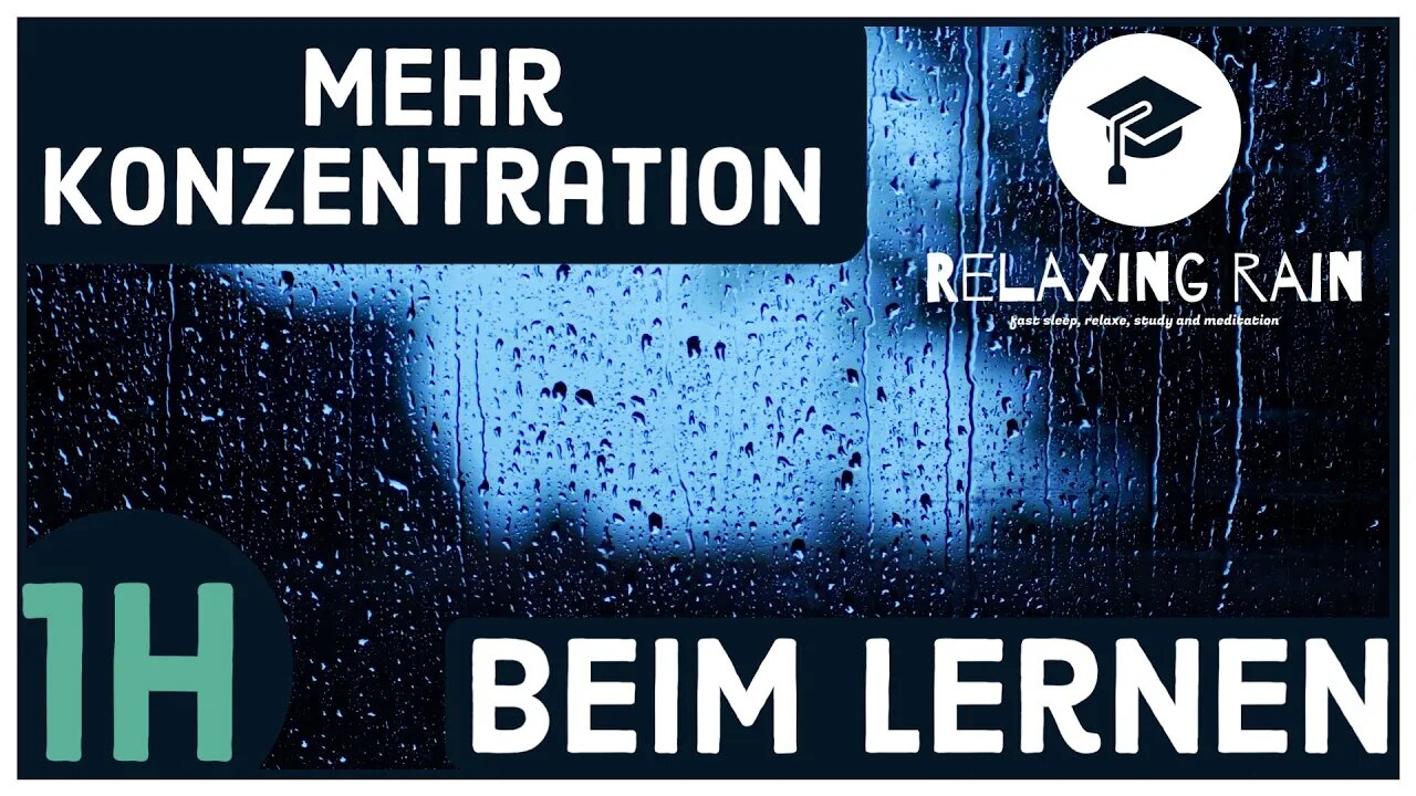 One hour extra concentration Learn with rain | 1 hour | Relaxing-rain