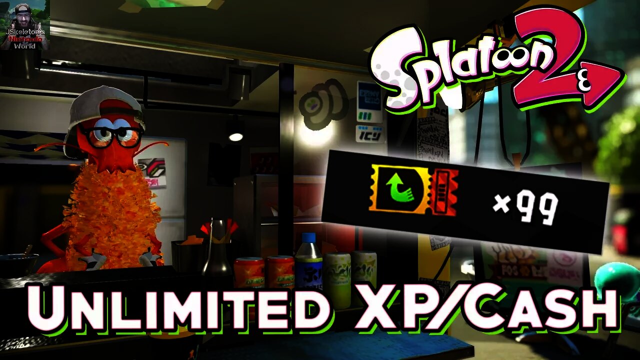 Splatoon 2 - Unlimited Cash & XP Crusty Sean Tickets! (How To Get Unlimited XP & Cash)