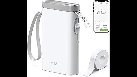 Nelko Label Maker Machine with Tape.