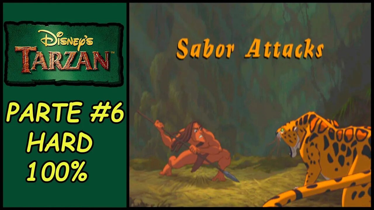 [PS1] - Disney's Tarzan - [Parte 6 - Sabor Attacks - 100% - HARD]