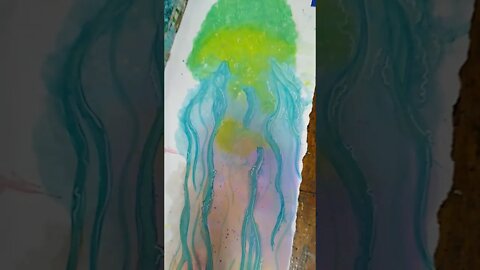 Details #watercolor #jellyfish #uniballsigno