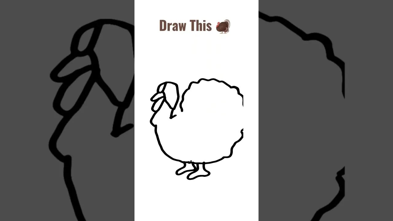 You Can Draw Turkey Emoticon!